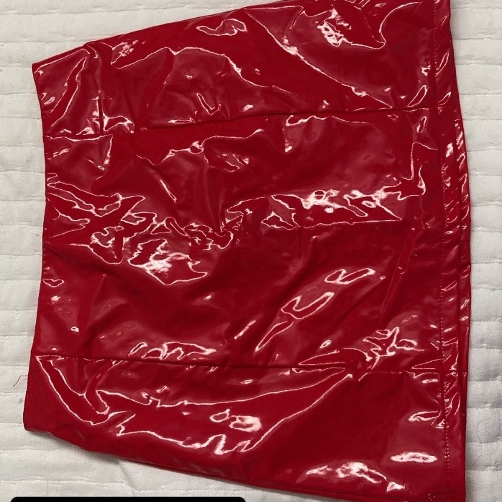 RED SKIRT NEVER USED
